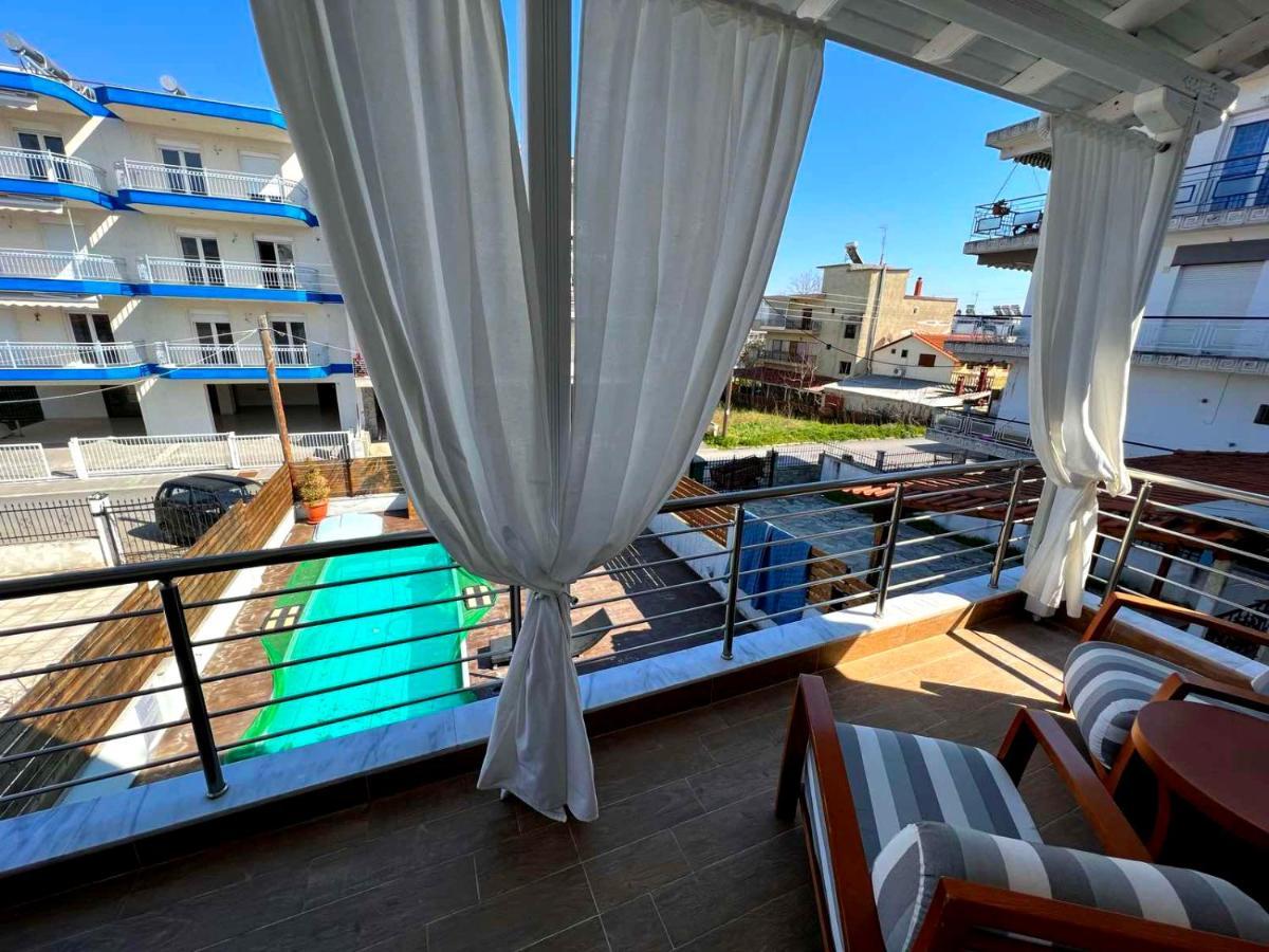 Villa Athina 1St Floor Nea Kallikrateia Bagian luar foto